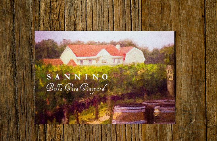 promotional postcard for the bed and breakfast